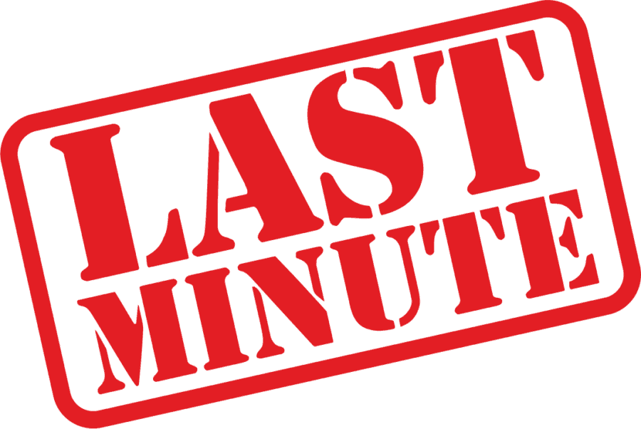 last minute